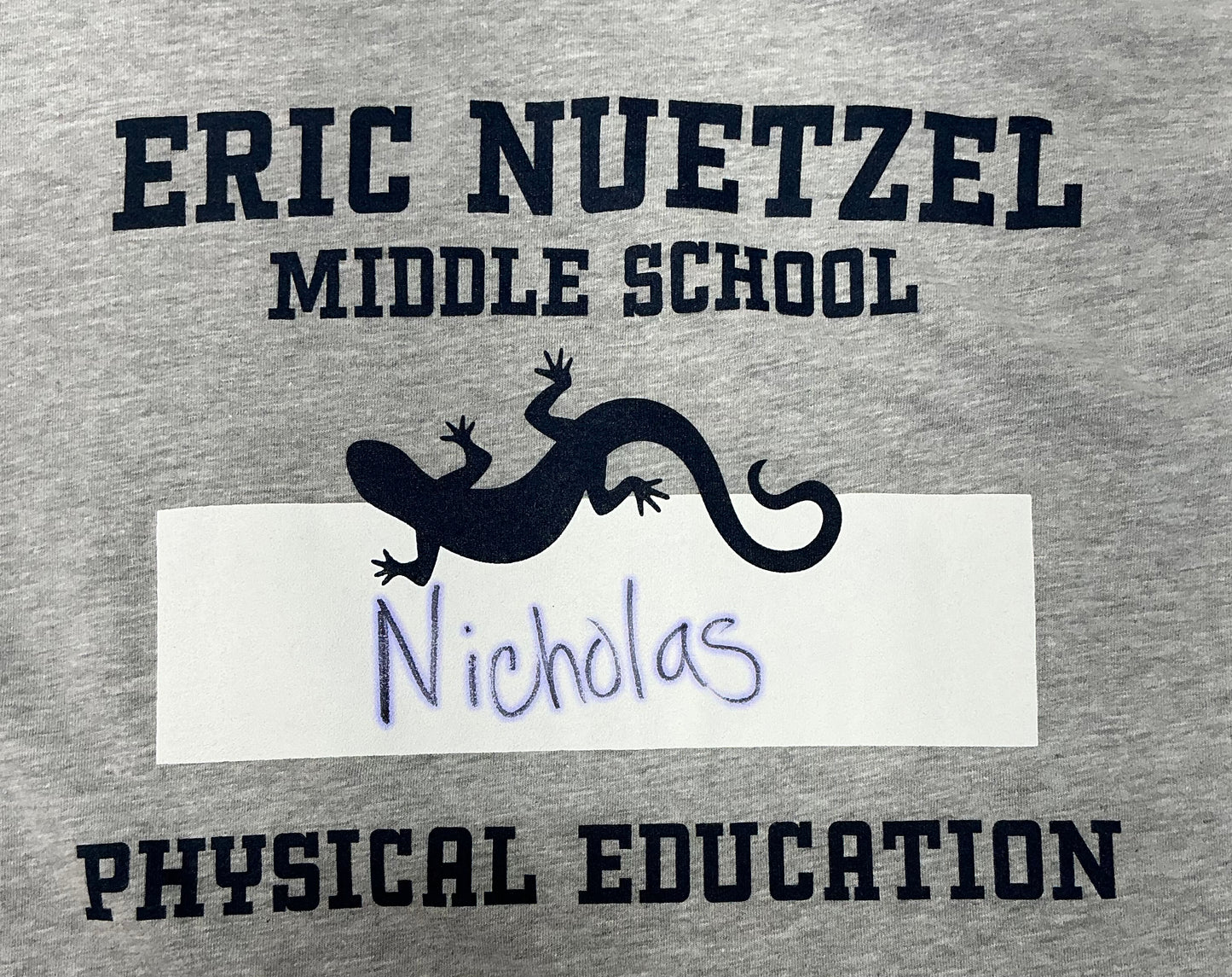Middle School PE T-Shirts Me Apple TV Series (2024) Y'allywood Props 2XL Nicholas