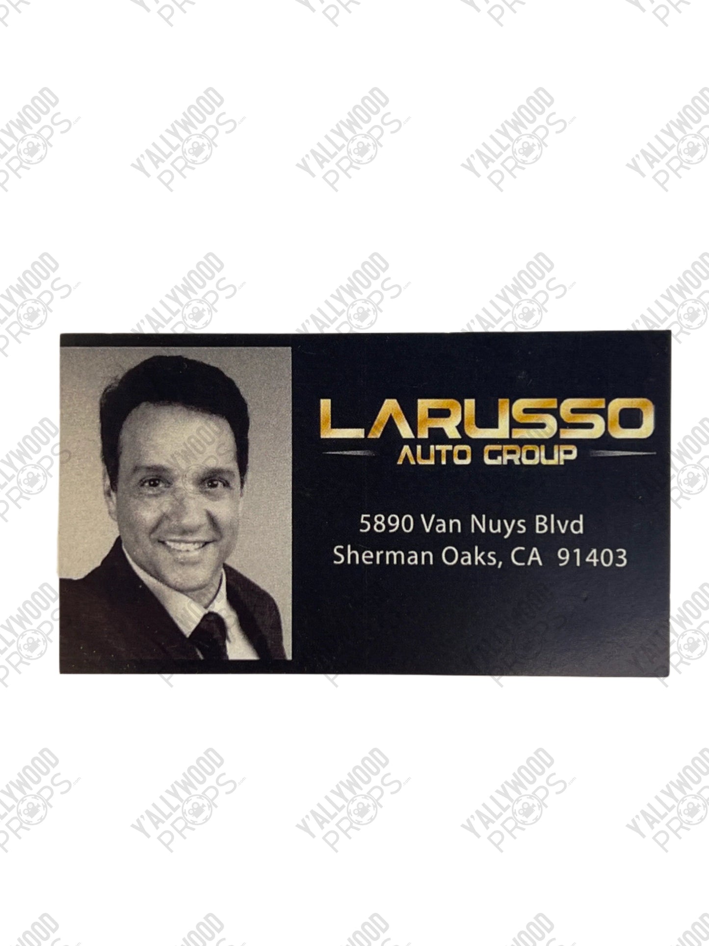 Larusso Auto Group Business Card Cobra Kai Movie Prop Y'allywood Props