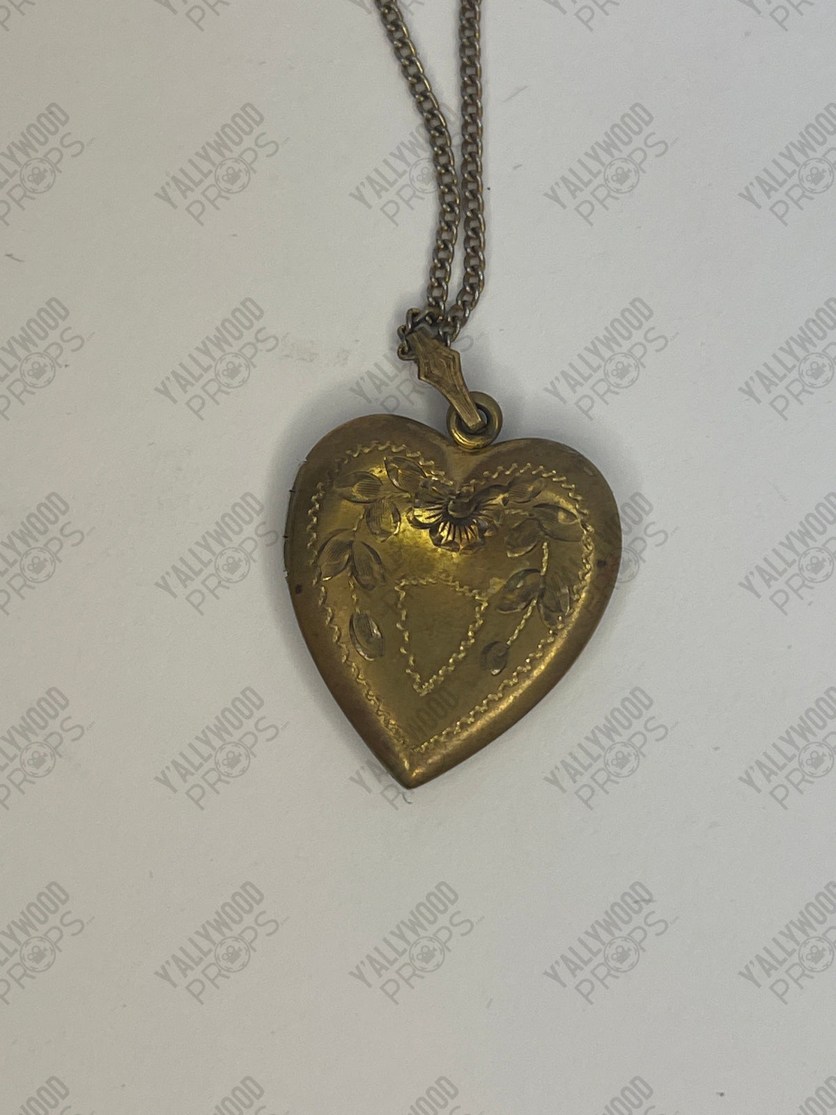 Willie Hale's Heart Pendant Necklace Killers of the Flower Moon Wardrobe Y'allywood Props
