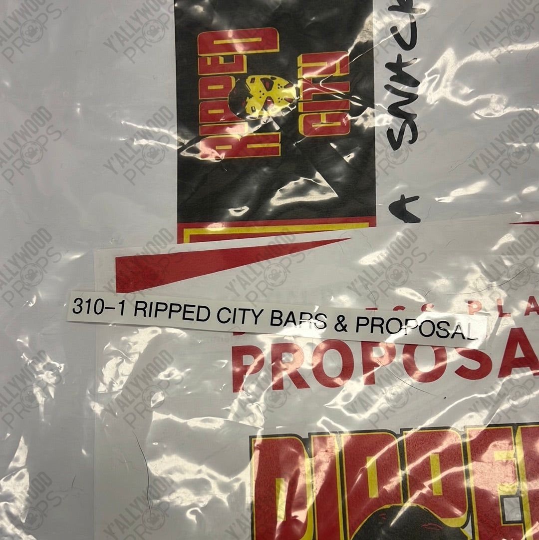 Ripped City Business Plan Stargirl TV Series Movie Prop Y'allywood Props