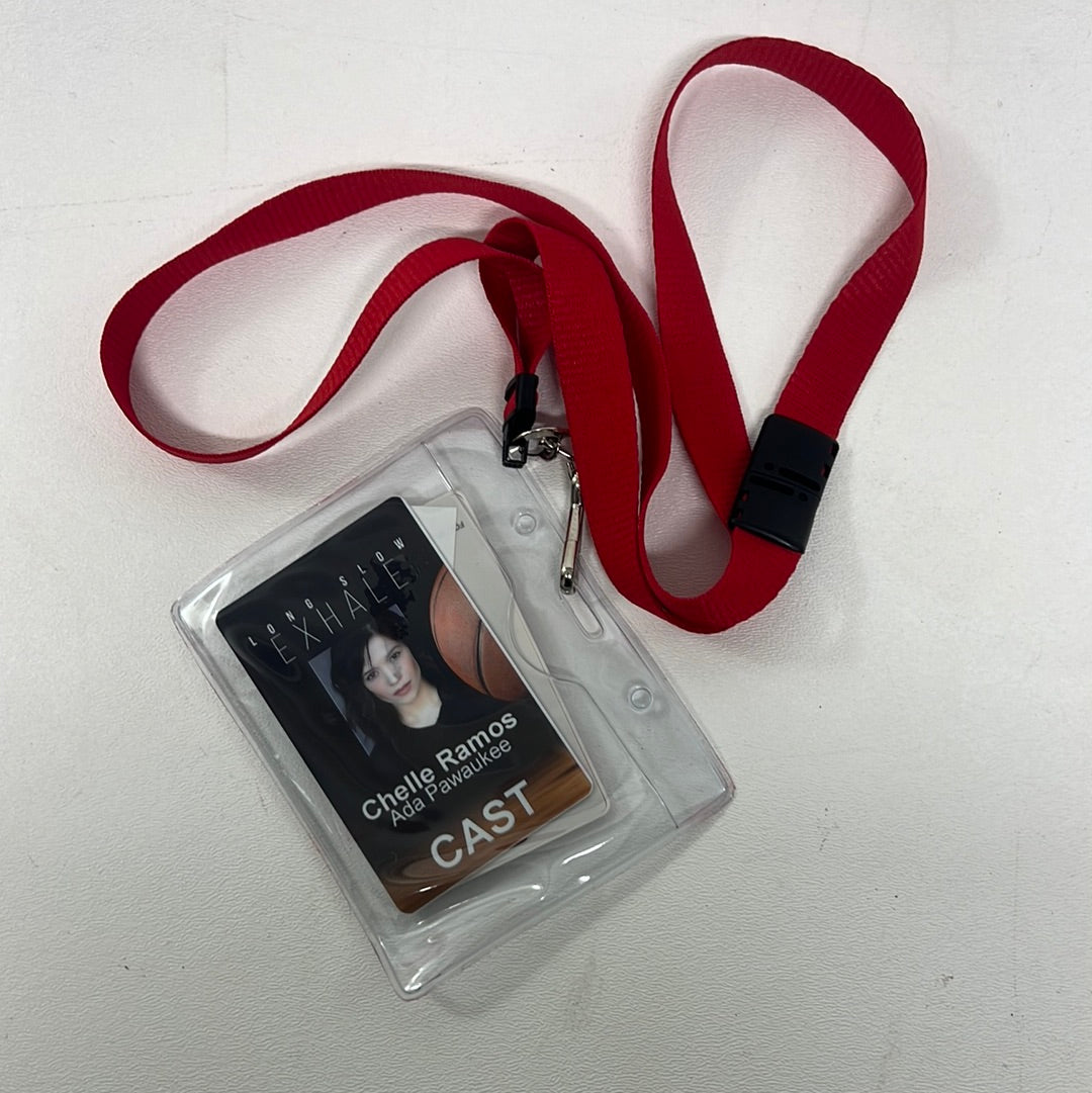 Long Slow Exhale Cast ID Badges Movie Prop Y'allywood Props Chelle Ramos