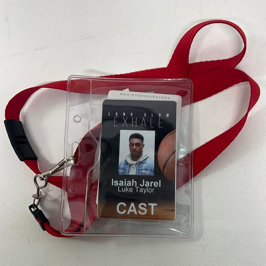 Long Slow Exhale Cast ID Badges Movie Prop Y'allywood Props Isaiah Jarel