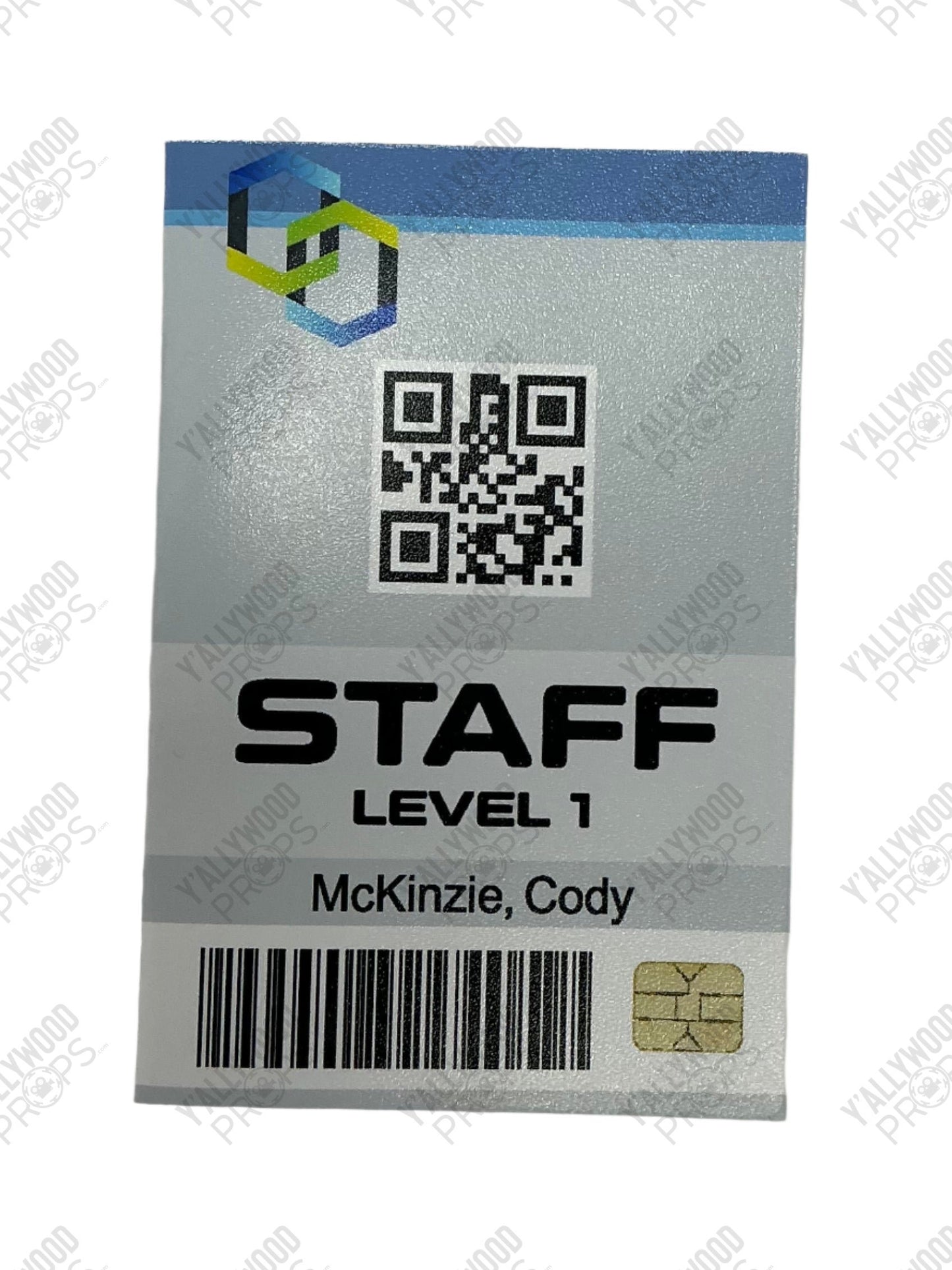 ID Access Badge Black Lightning (2018-2021) Movie Prop Y'allywood Props Cody McKinzie