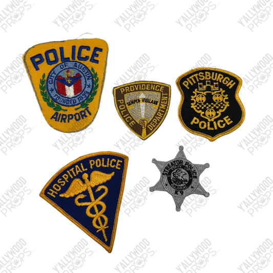 Police Department Patches Reptile (2023) Movie Prop Y'allywood Props Lot 2