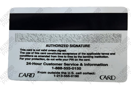 Allison Garrity Credit Card Greenland Movie Prop Y'allywood Props