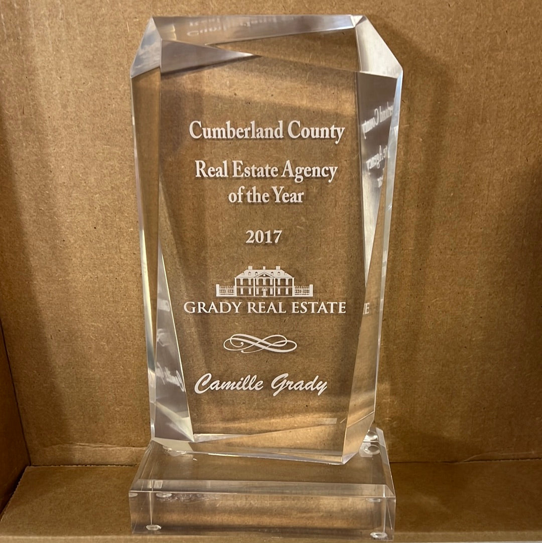 Camille Grady’s Award from Reptile Movie Prop Y'allywood Props