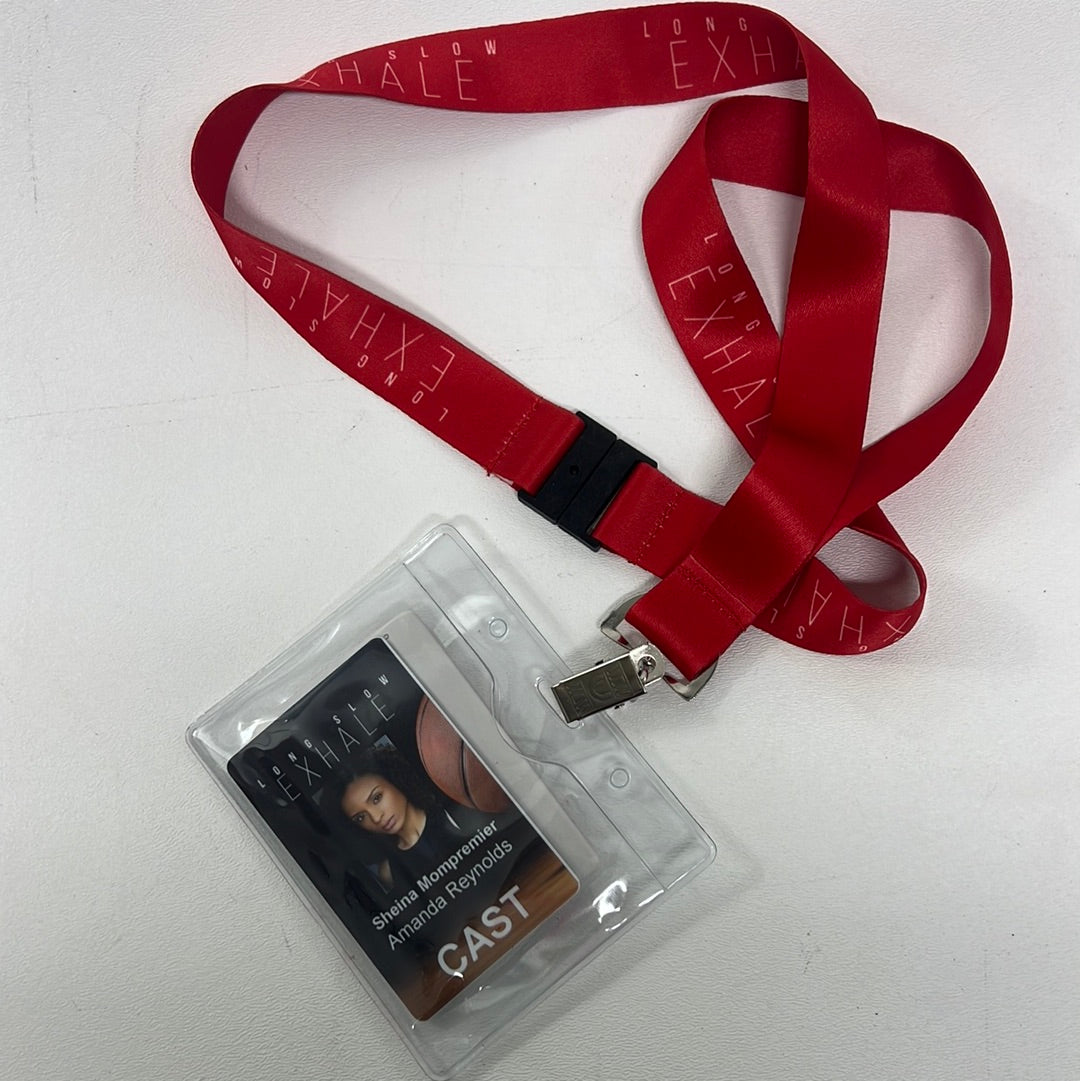 Long Slow Exhale Cast ID Badges Movie Prop Y'allywood Props Sheina Mompremier
