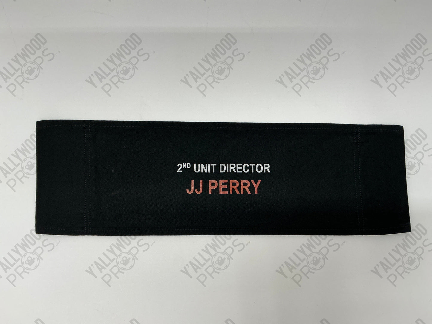 Samaritan Production Used Chairback Movie Prop Y'allywood Props 2nd Unit Director JJ Perry