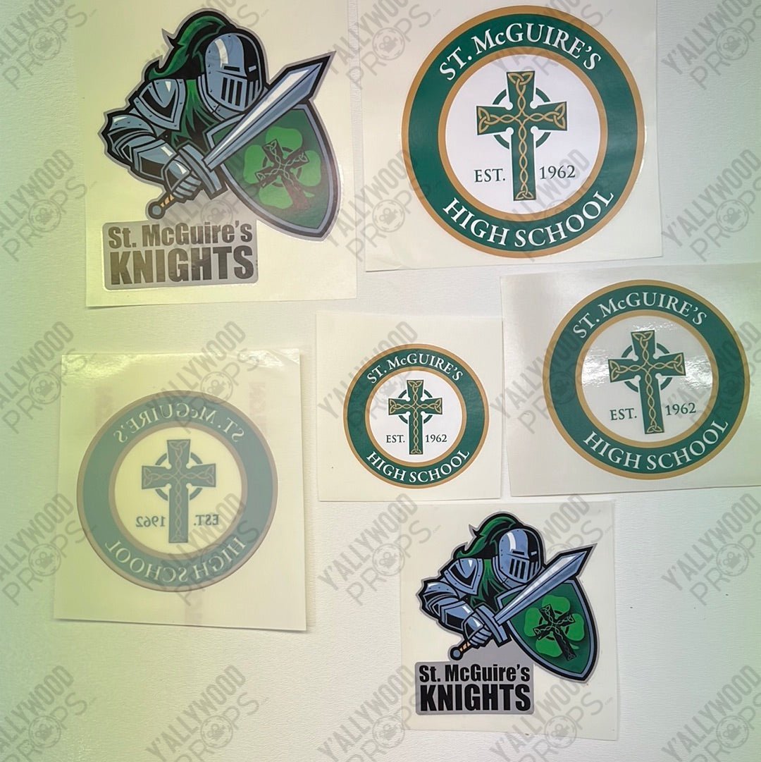 Unused St McGuires Stickers Survivor’s Remorse Movie Prop Y'allywood Props