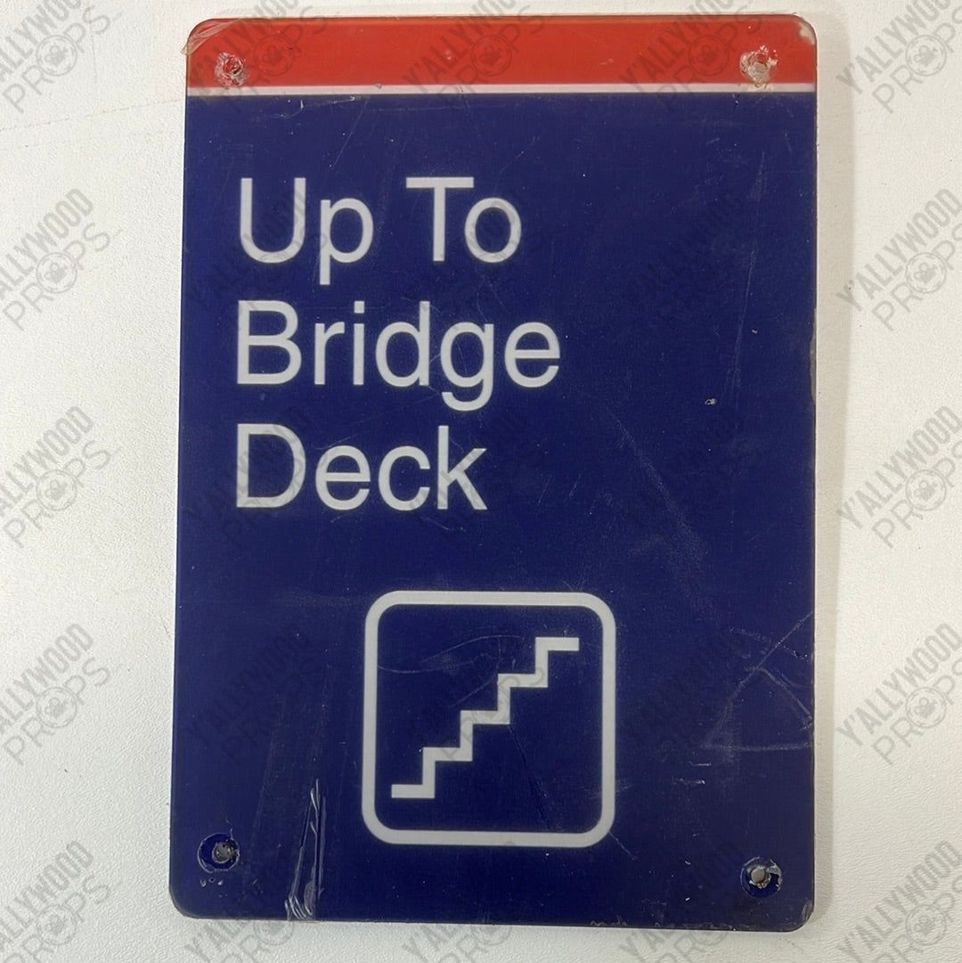 Staten Island Ferry Signs Spider-Man: Homecoming Movie Prop Y'allywood Props Up to Bridge Deck 10x7”