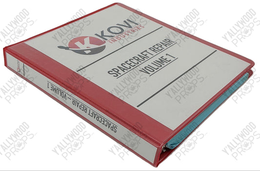 Kovi Industries Binders Moonshot (2022) Movie Props Y'allywood Props Spacecraft Repair Volume 1