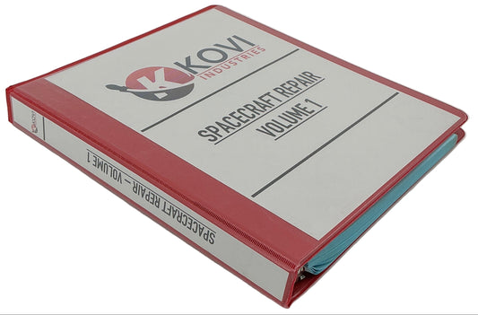 Kovi Industries Binders Moonshot (2022) Movie Props Y'allywood Props Spacecraft Repair Volume 1