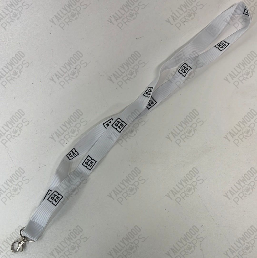 DAZN Lanyard from Creed 3 Movie Prop Y'allywood Props White