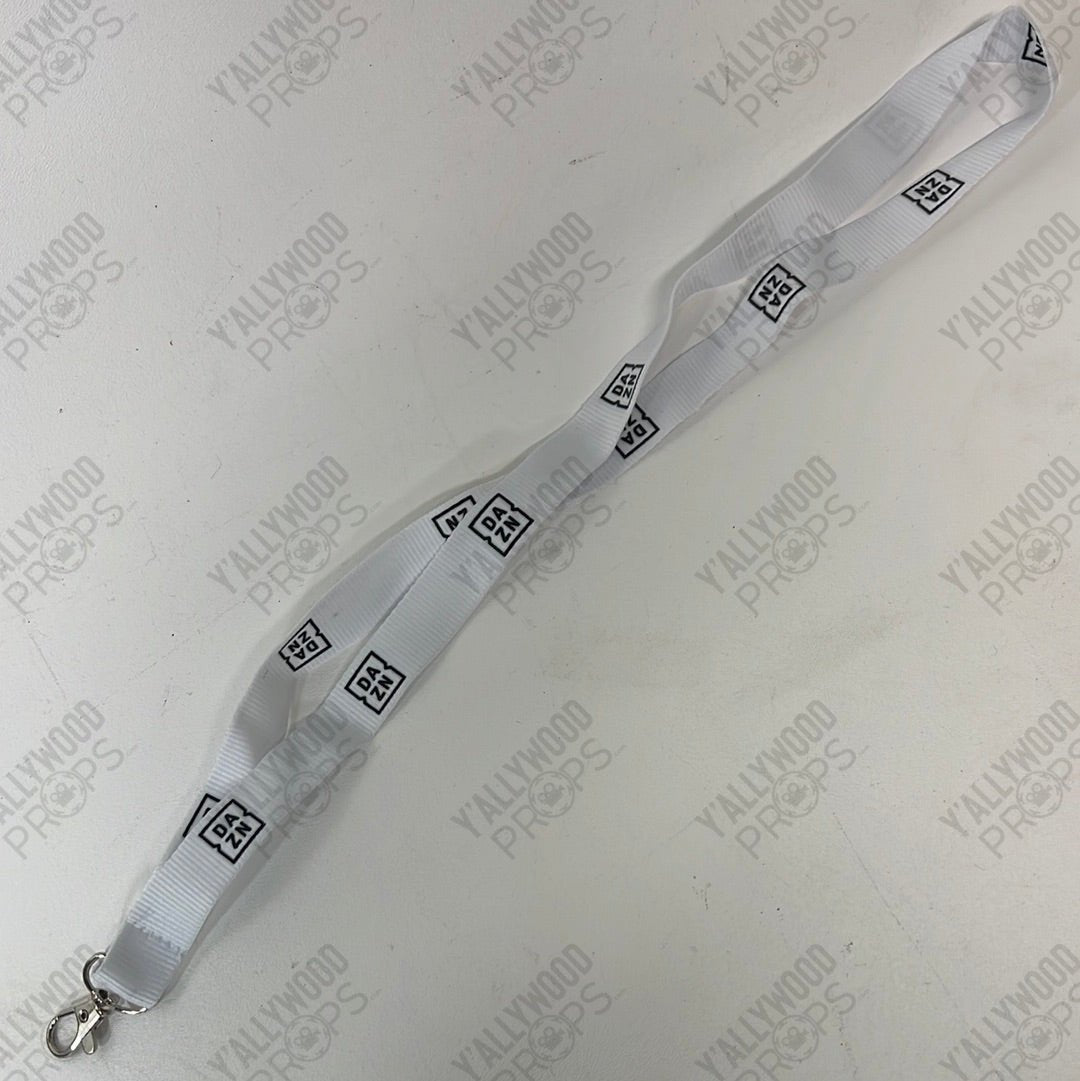 DAZN Lanyard from Creed 3 Movie Prop Y'allywood Props White