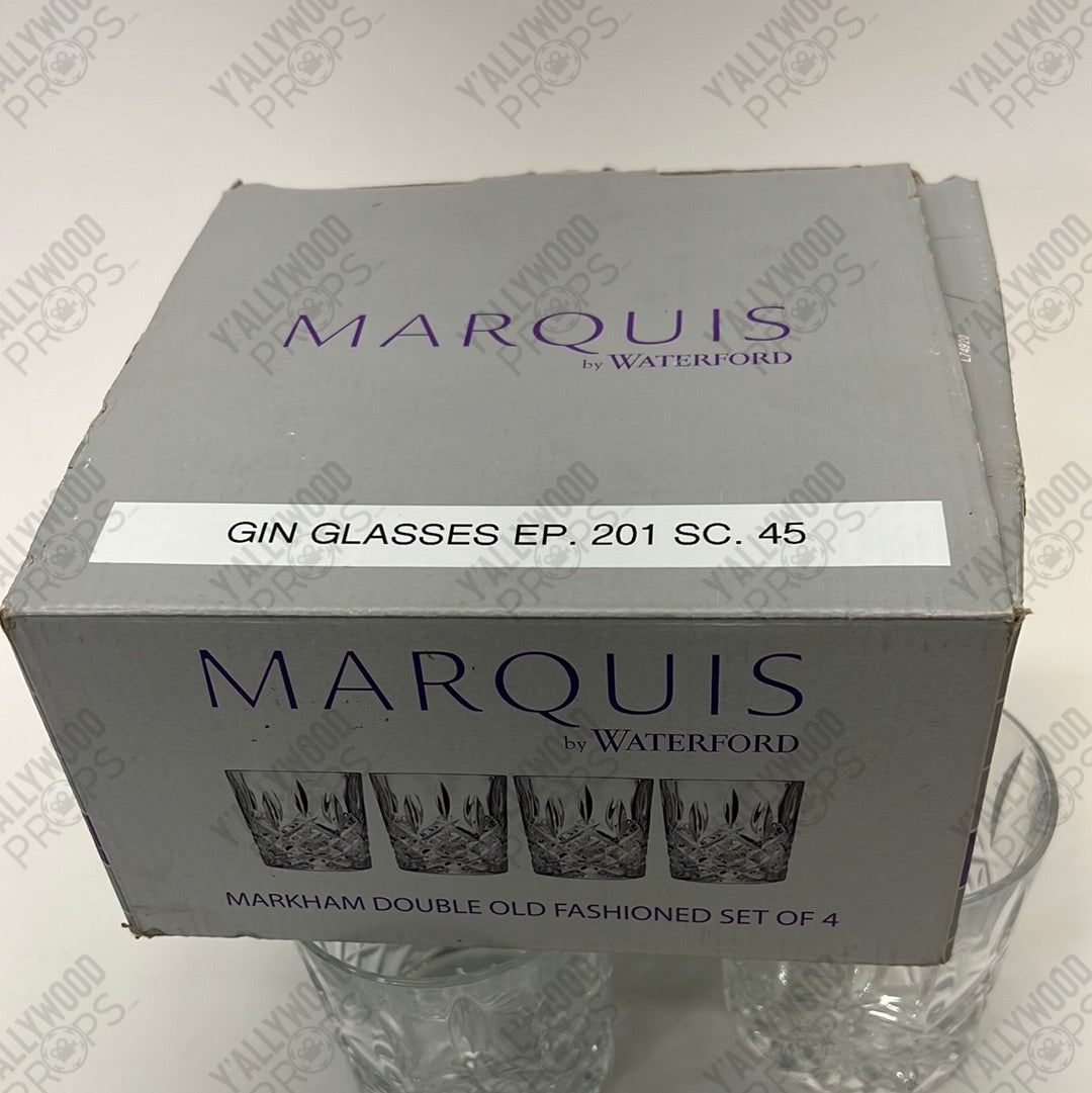 Nile’s & Willoughby’s Gin Glasses S2E1 Doom Patrol Movie Prop Y'allywood Props