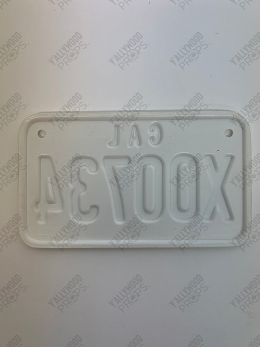 Motorcycle Plate S3E3 Cobra Kai Movie Prop Y'allywood Props