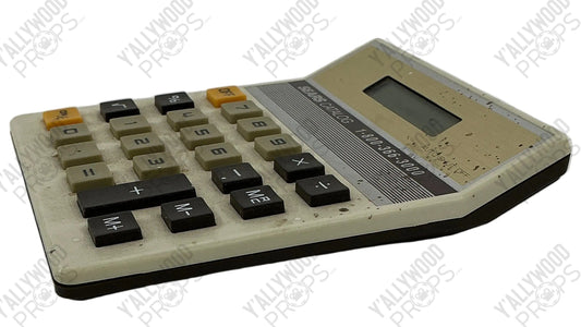 Calculator from Hopper's Cabin Stranger Things (2016-2025) Movie Prop Y'allywood Props