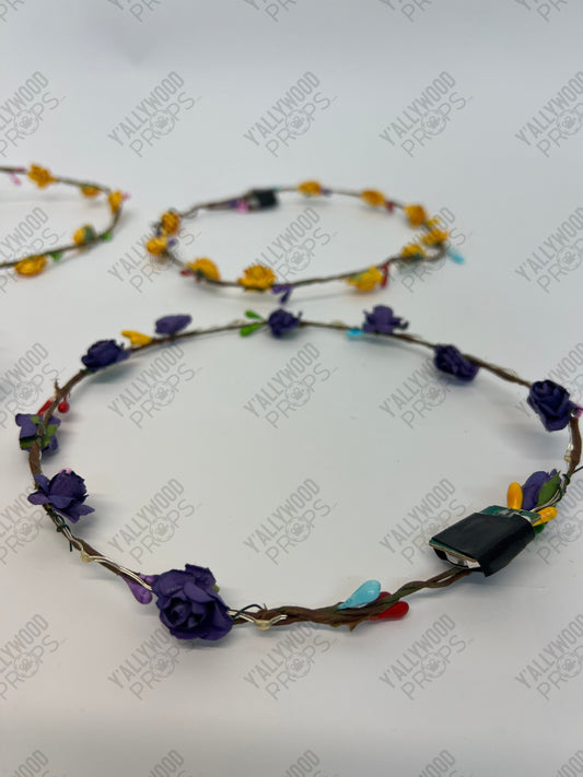 Light-up Headbands S2E3 Cobra Kai Wardrobe Y'allywood Props Purple