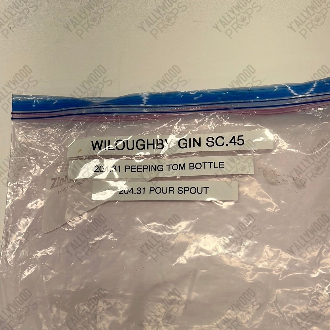 Nile’s & Willoughby’s Gin Bottle S2E1 Doom Patrol Movie Prop Y'allywood Props