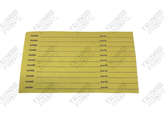 LA Museum of Art Library Card The Idea of You (2024) Wearable Wardrobe Y'allywood Props