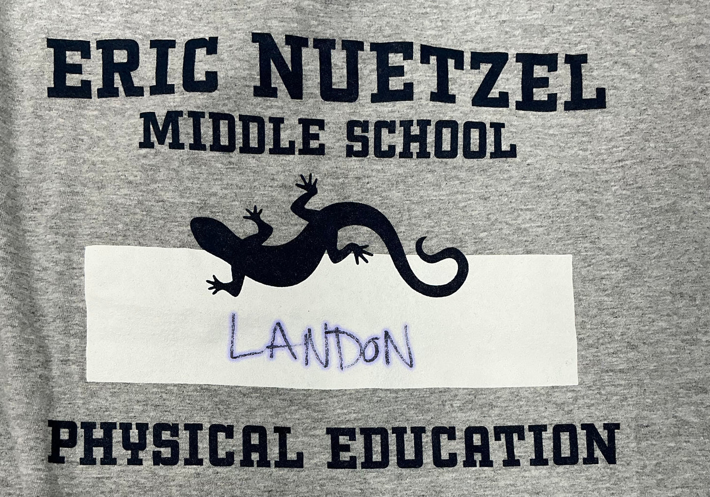 Middle School PE T-Shirts Me Apple TV Series (2024) Y'allywood Props YL Landon
