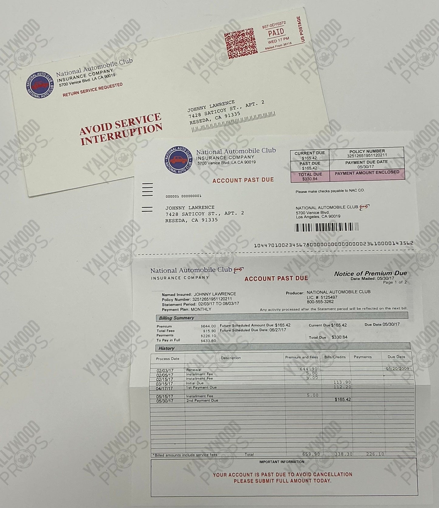 Johnny Lawrence Past Due Bills S1E3 Cobra Kai