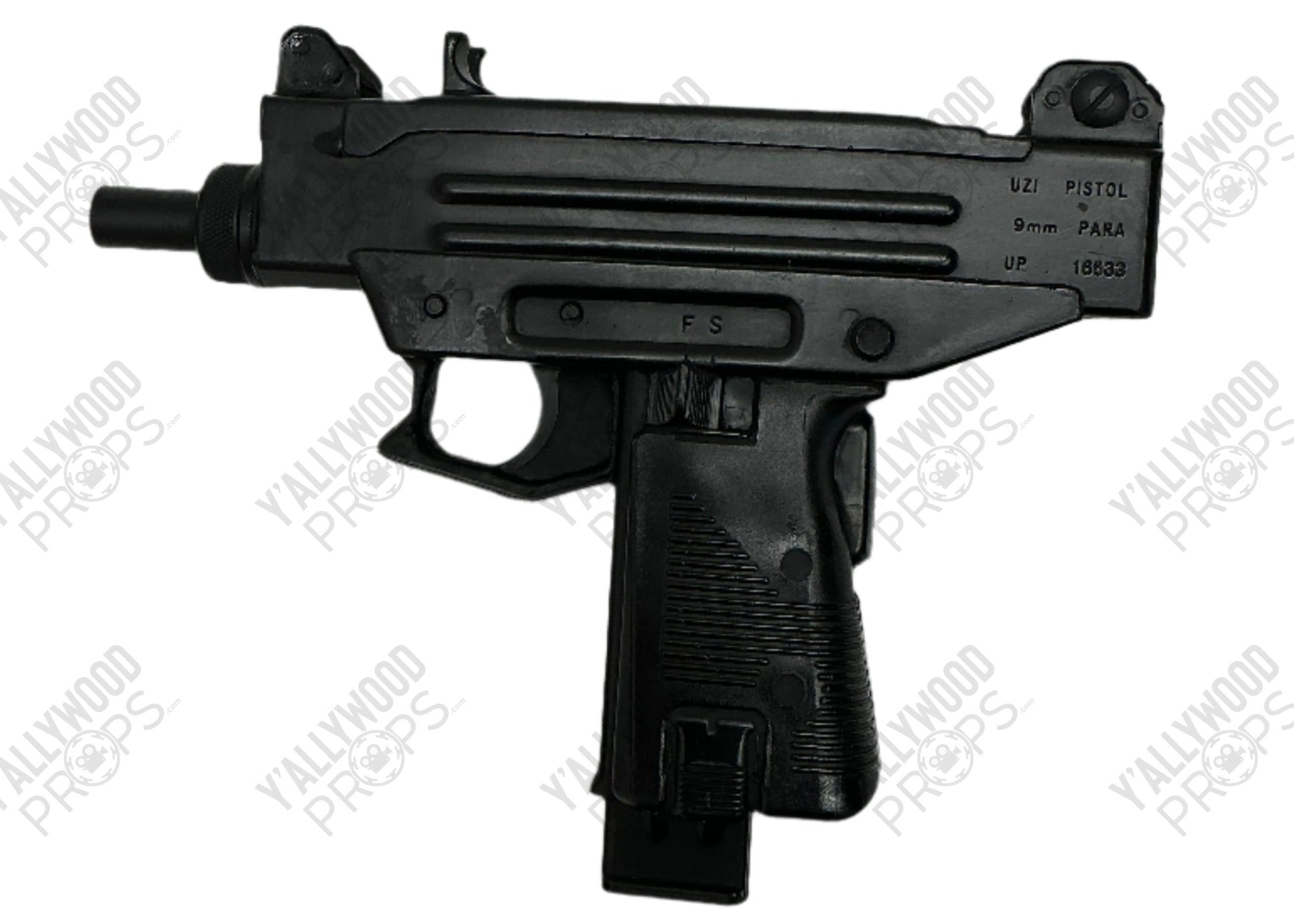 Uzi Pistol Rubber Prop Gun (Multiple Films) Movie Prop Y'allywood Props