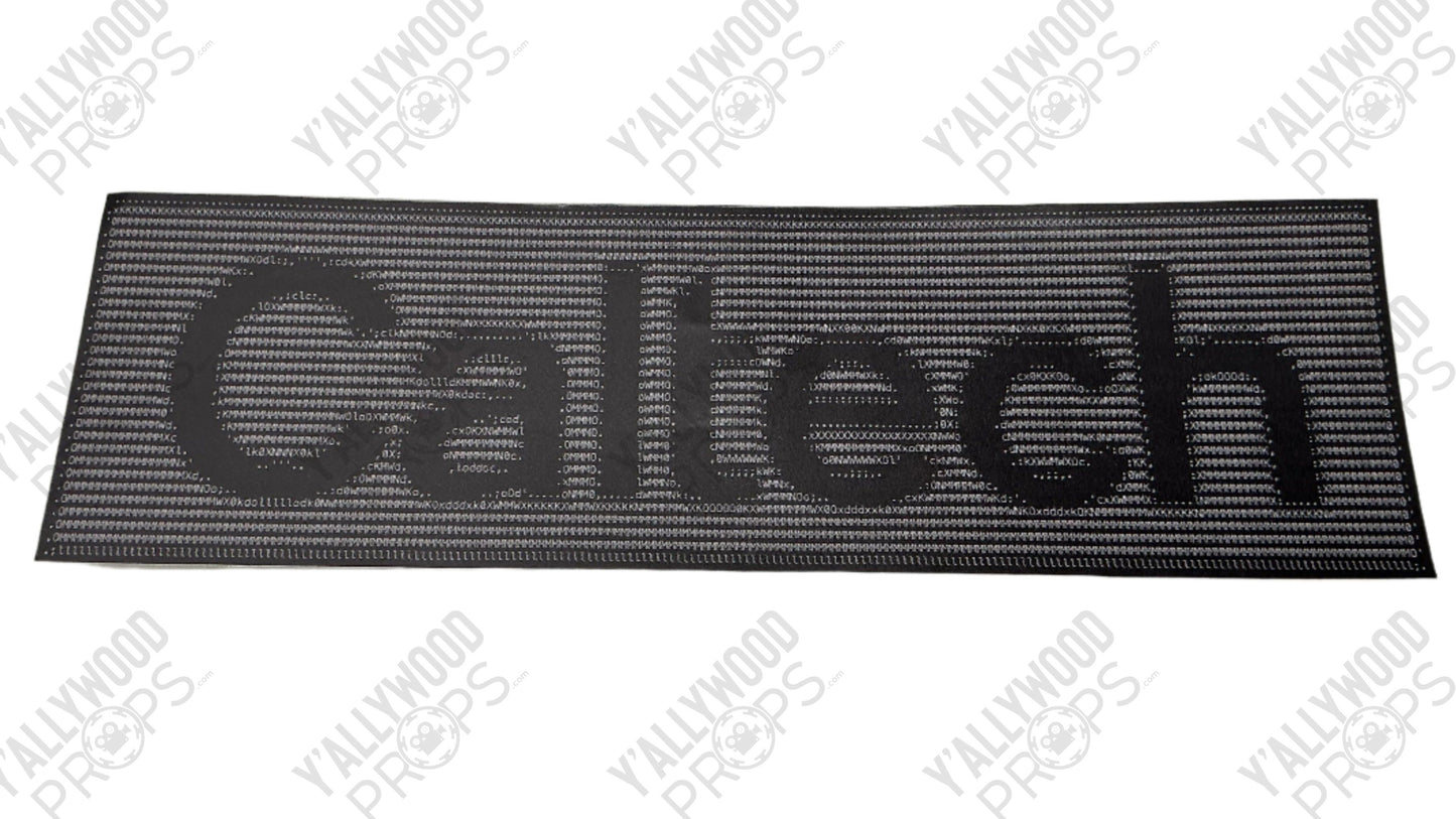 Hawk's CalTech Bumper Sticker S6E15 Cobra Kai Movie Prop Y'allywood Props Caltech 3