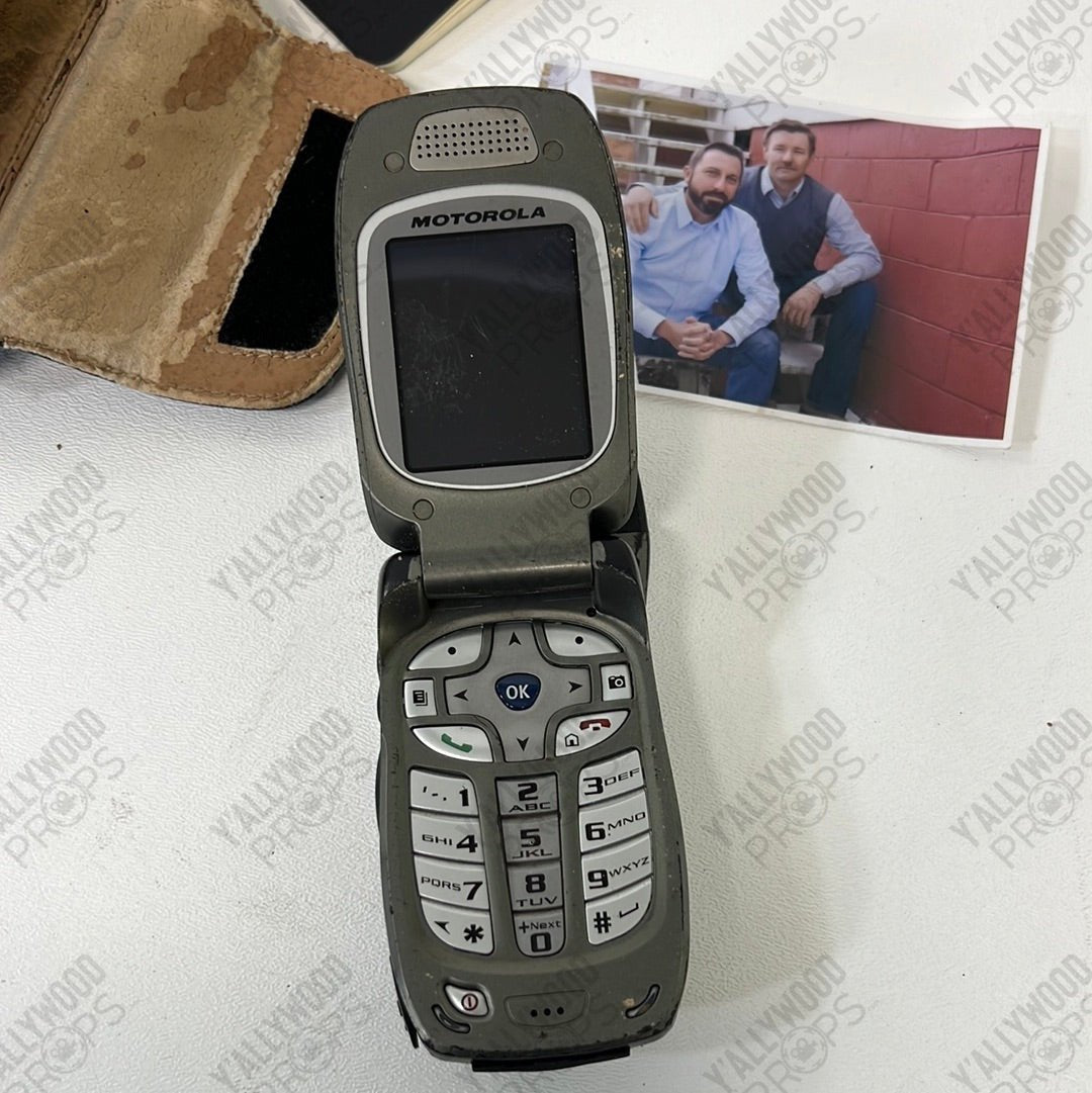 Victor Sykes Phone, Address Book and Picture Boy Erased Movie Prop Y'allywood Props