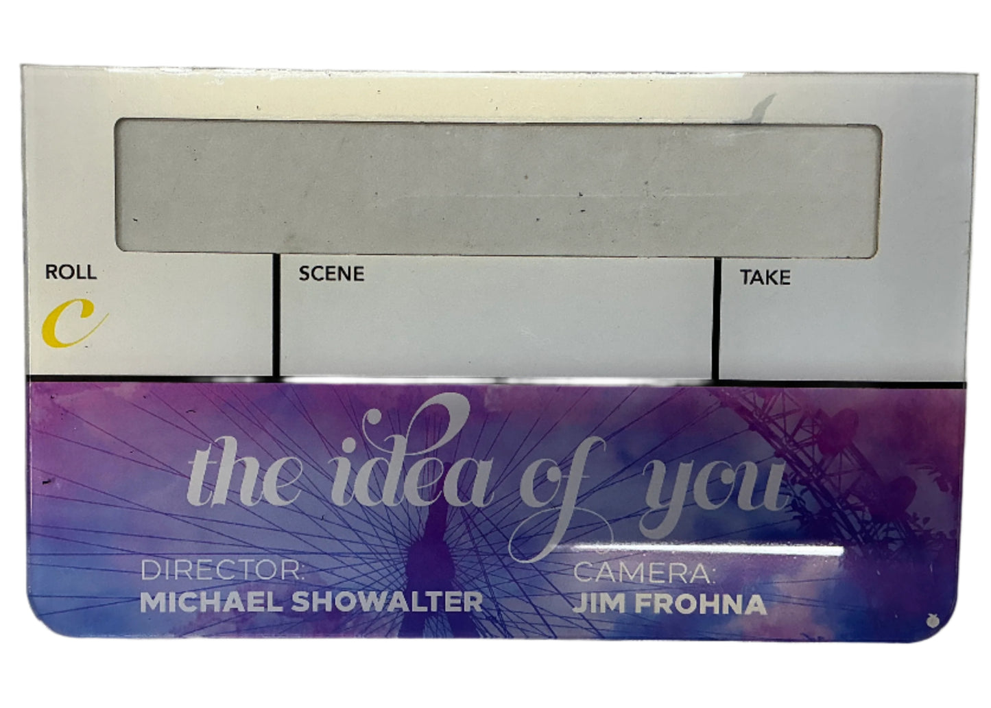 Director's Clapboards The Idea of You (2024) Film Memorabilia Y'allywood Props Option C (9x5.5")