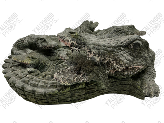 Gatorville Momma Gator with Baby Gators Statue Bad Boys 4 Ride or Die (2024) Movie Prop Y'allywood Props