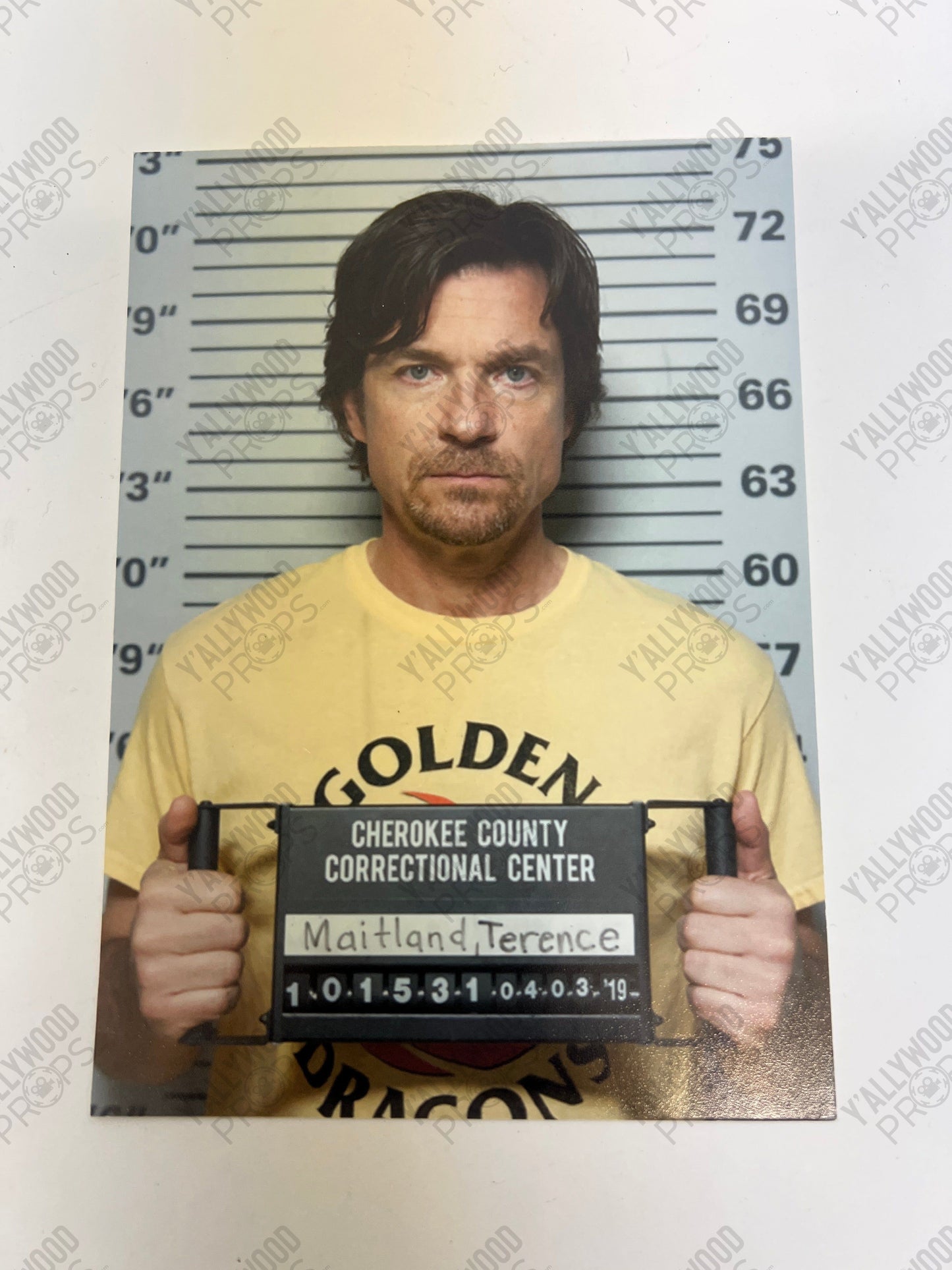 Jason Bateman's Arrest Photo The Outsider Movie Prop Y'allywood Props