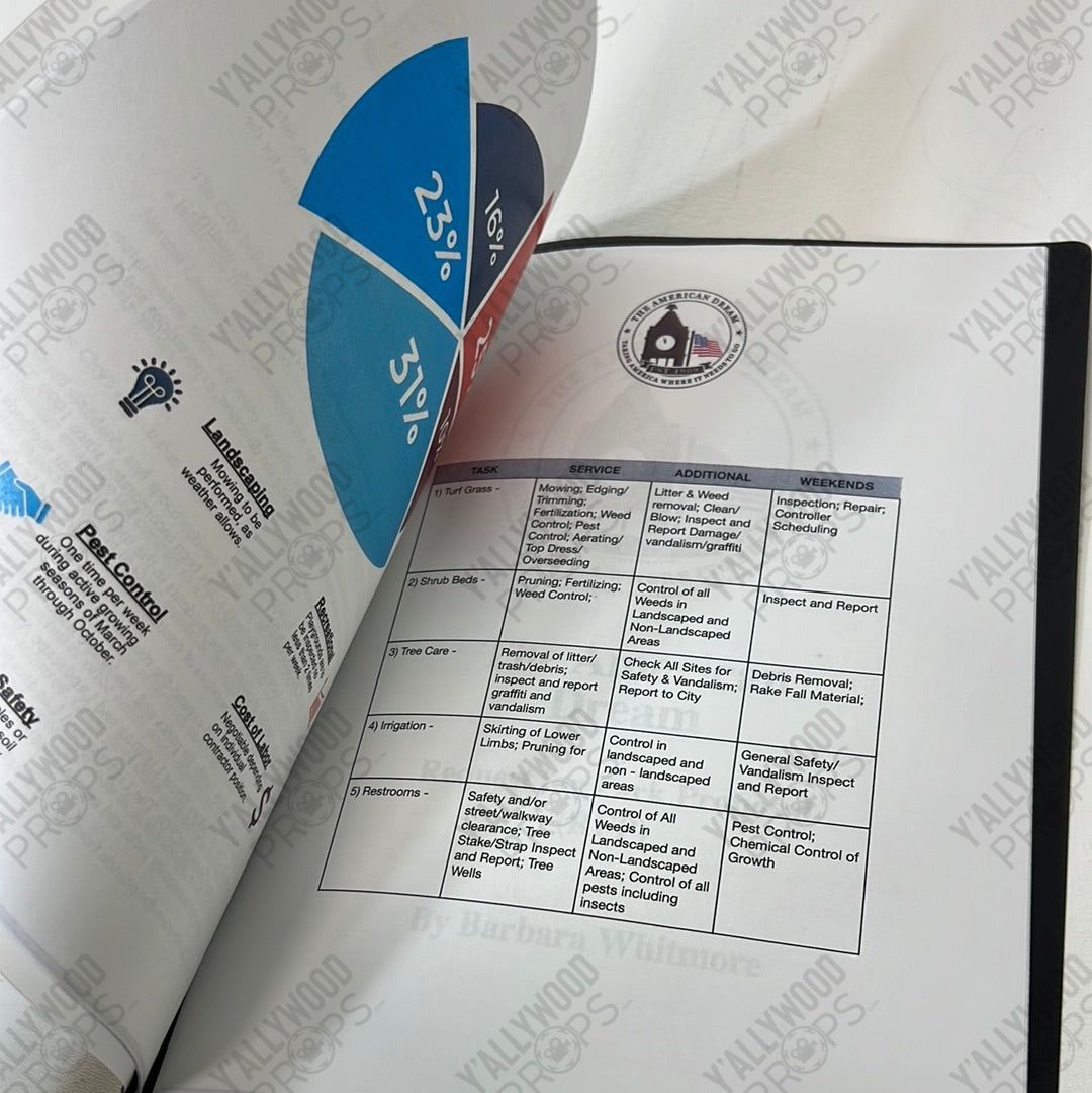 Barbara’s American Dream Proposal S3 E3 Stargirl Movie Prop Y'allywood Props