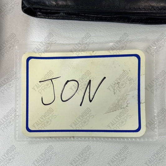 Jon’s Wallet, Flip Phone & Nametag Boy Erased Movie Prop Y'allywood Props