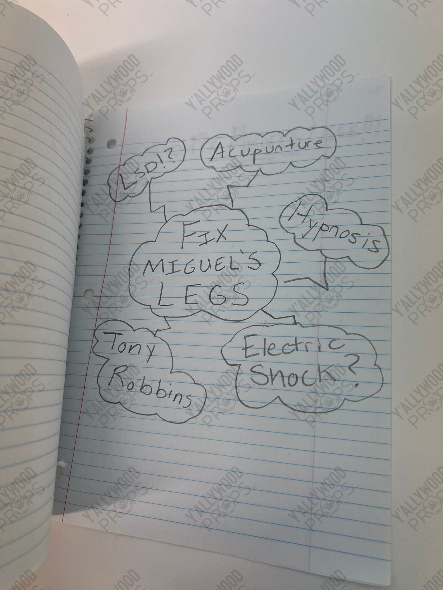 Johnny’s Notebook S3E5 Cobra Kai Movie Prop Y'allywood Props