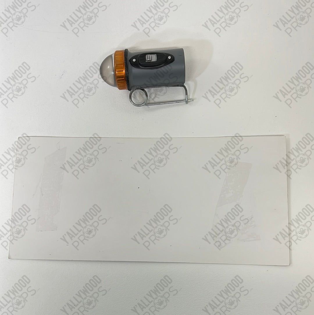 Dye Pack, Set Parking Pass and Beacon Light from Devotion Movie Prop Y'allywood Props