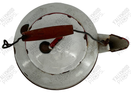 Tea Kettle from Hopper's Cabin Stranger Things (2016-2025) Movie Prop Y'allywood Props