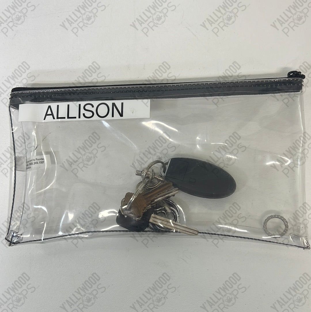Allison Garrity Keychain and Ring Greenland Wardrobe Y'allywood Props