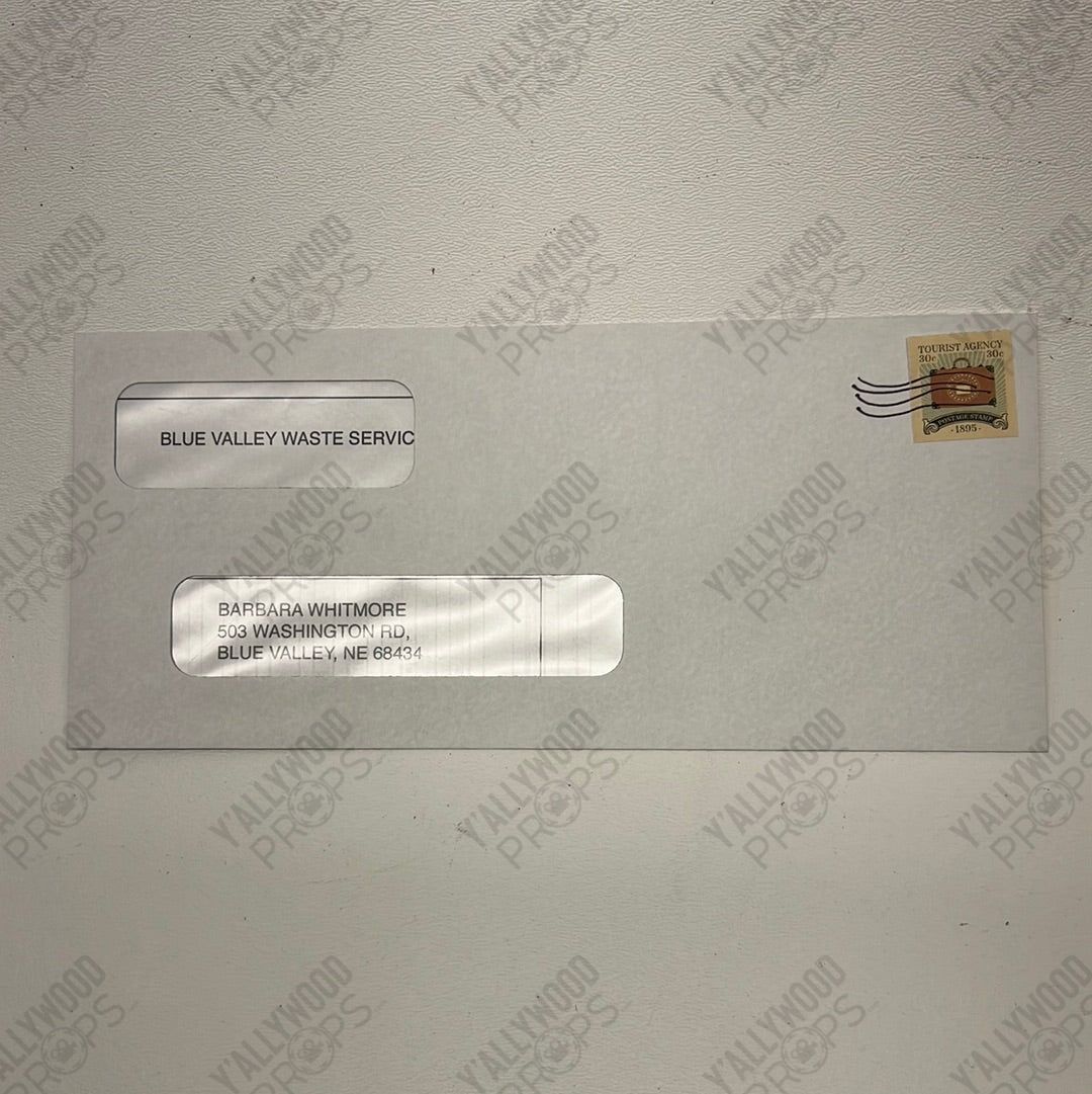 The Whitmore’s Mail S3 E1 Stargirl Movie Prop Y'allywood Props Blue Valley Waste Suitcase