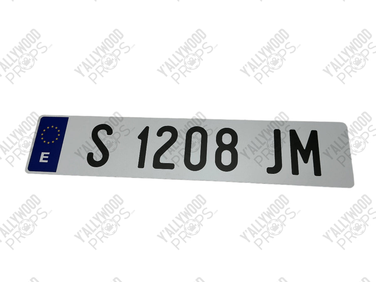 Barcelona License Plates Cobra Kai (2018-2025) Movie Prop Y'allywood Props S 1208 JM