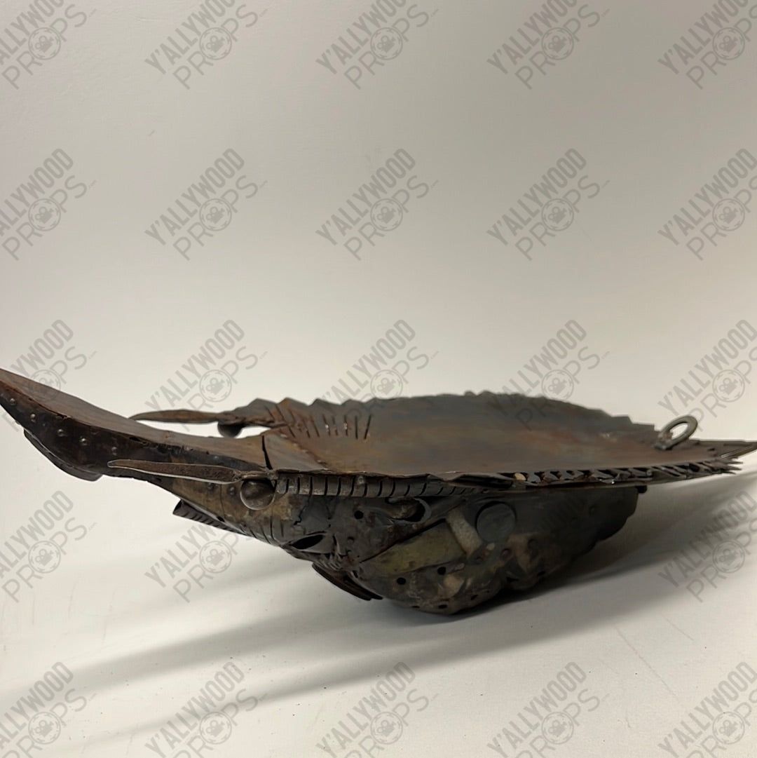 African Bronze Mask from T’Challas Quarters Black Panther (2018) Movie Prop Y'allywood Props