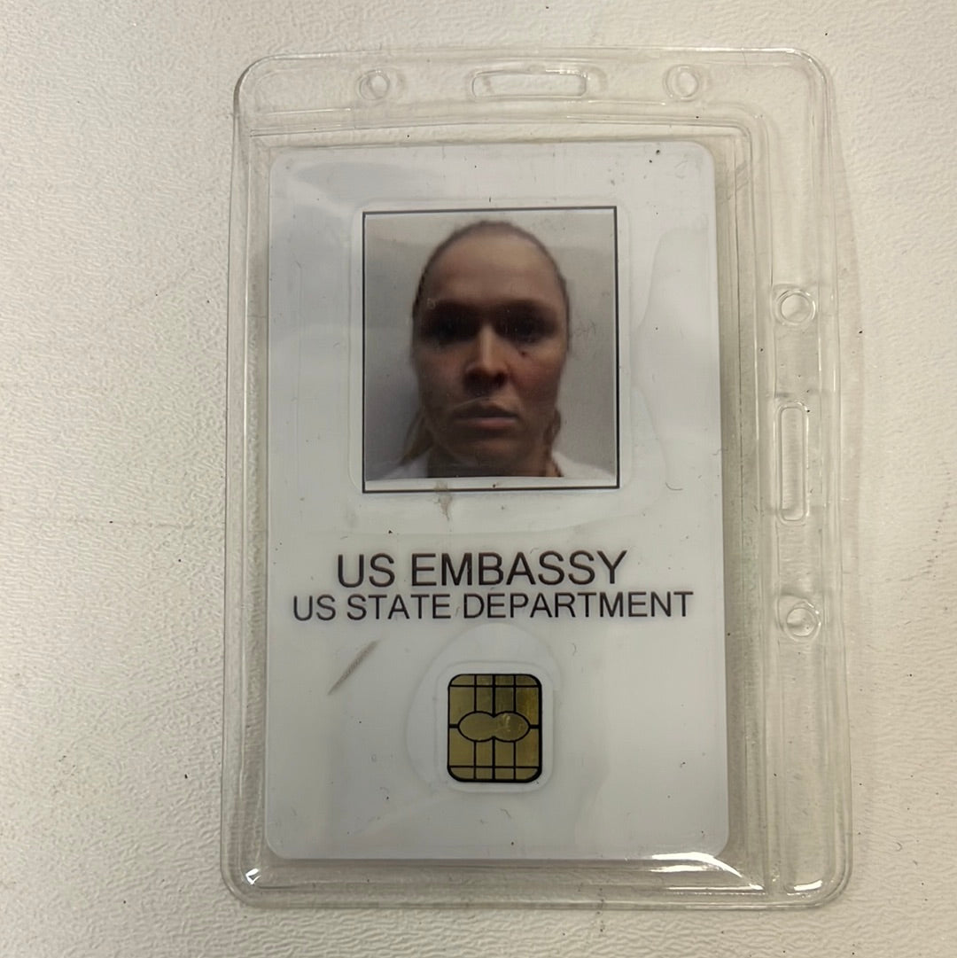 Sam Snow's (Ronda Rousey) ID Tag Mile 22 Movie Prop Y'allywood Props