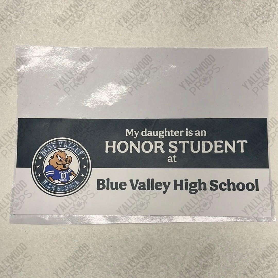 The Crock’s BVHS Honor Student Car Sticker Stargirl TV Series Movie Prop Y'allywood Props