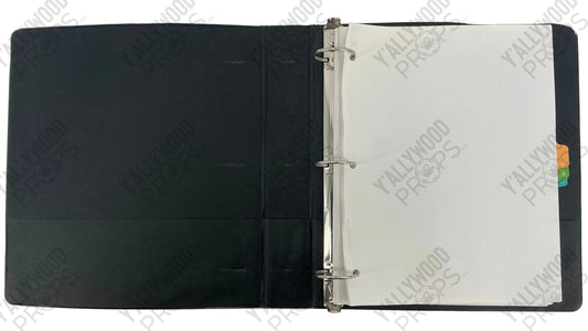 ISS IV Binder Geostorm (2017) Movie Prop Y'allywood Props