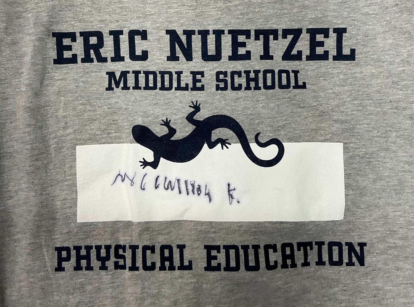 Middle School PE T-Shirts Me Apple TV Series (2024) Y'allywood Props L Mcwilson
