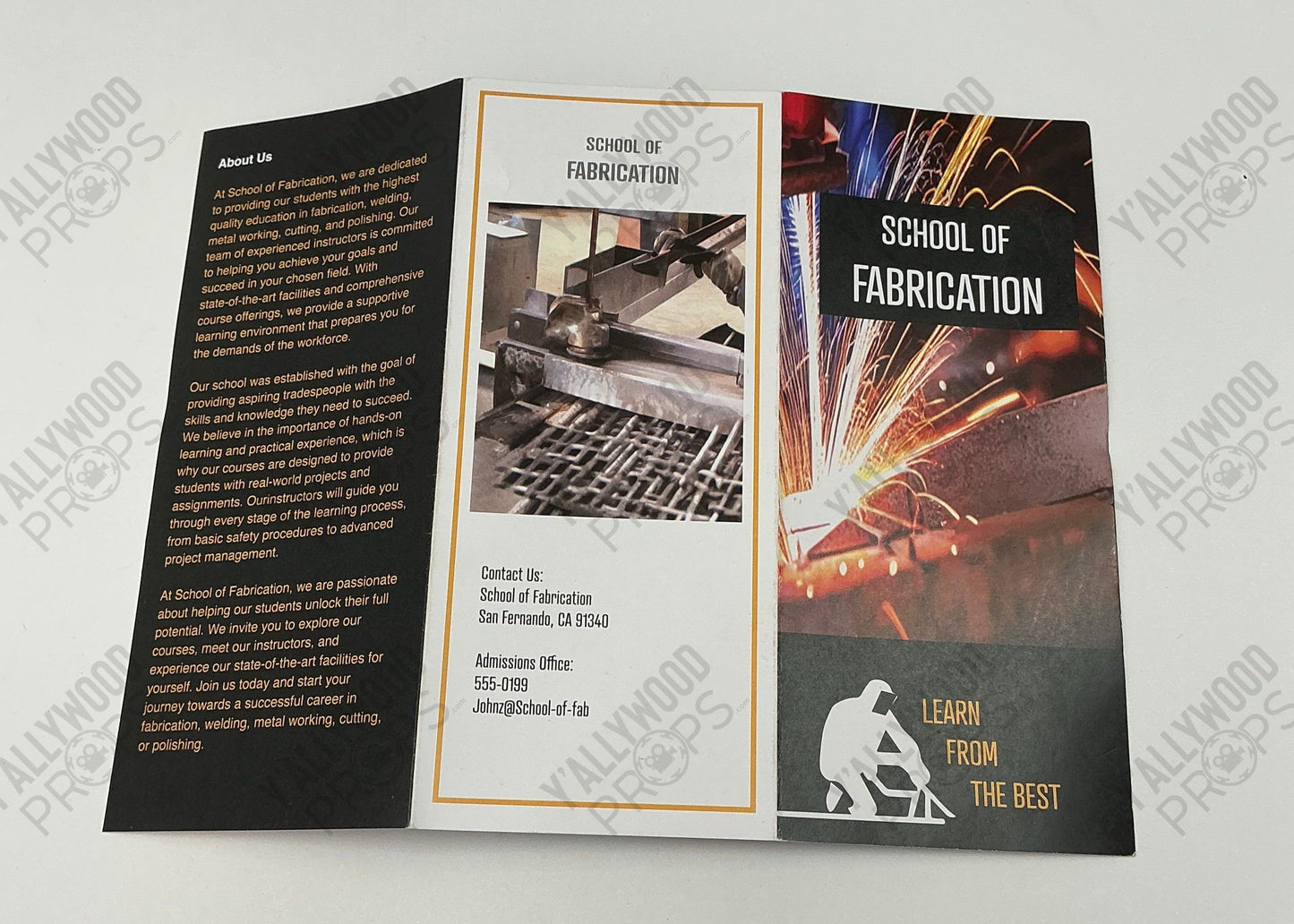 Robbie's Tech School Brochures S6E11 Cobra Kai Movie Prop Y'allywood Props