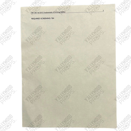 Spencer Gilpen’s transcript Jumanji Next Level Movie Prop Y'allywood Props