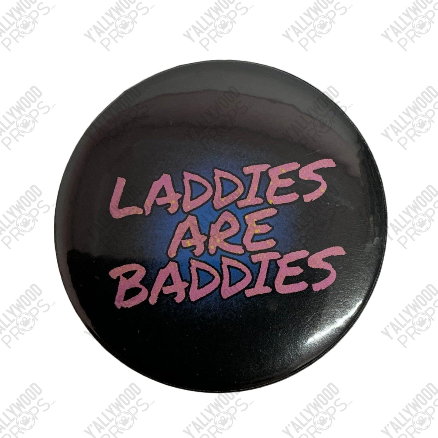 Cass' Latchkey Ladz buttons The Big Door Prize (2023-2024) Movie Prop Y'allywood Props 2" Pin 7 on screen