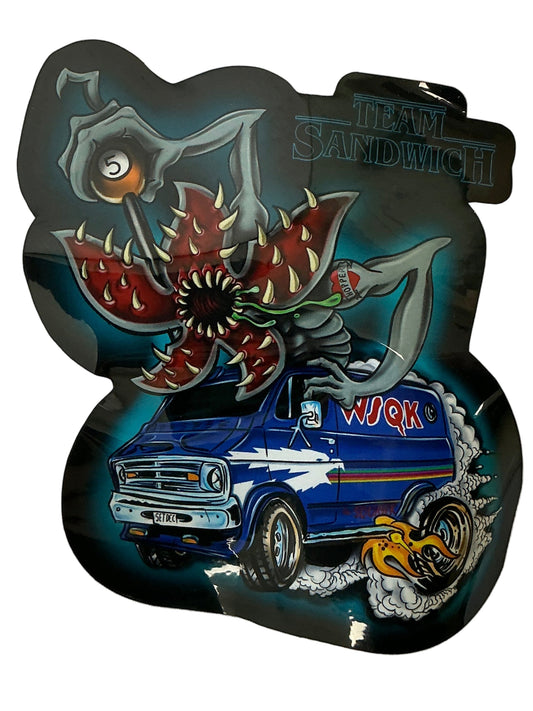 Stranger Things 5 Sticker Cast & Crew Gift Wearable Wardrobe Y'allywood Props