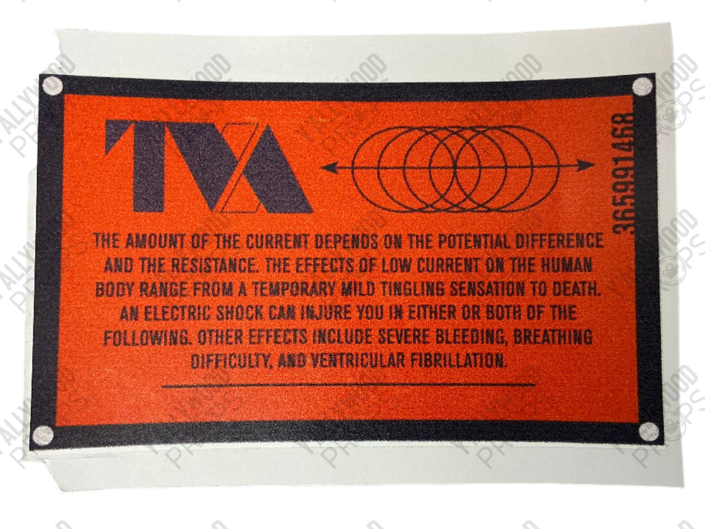 TVA Label/Sticker Loki (2021-2023) Memorabilia Y'allywood Props